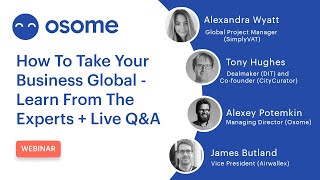 Webinar: Simple Tips To Take Your Business Global - Osome Events