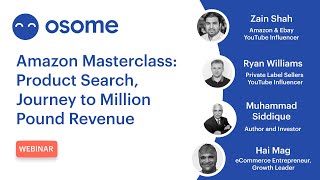 Amazon Masterclass Webinar: £1m Revenue Journey - Osome Events