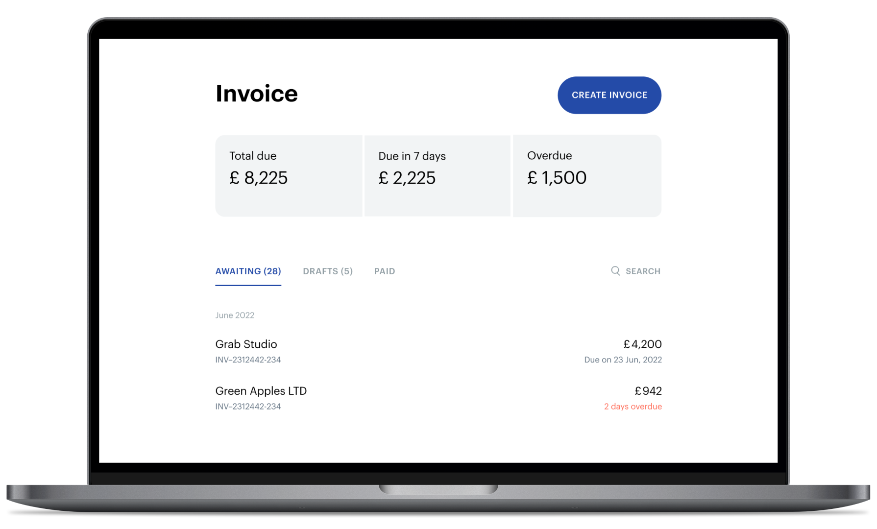 Osome invoice